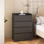 Commode 4 tiroirs, commode sans poignée-711258432