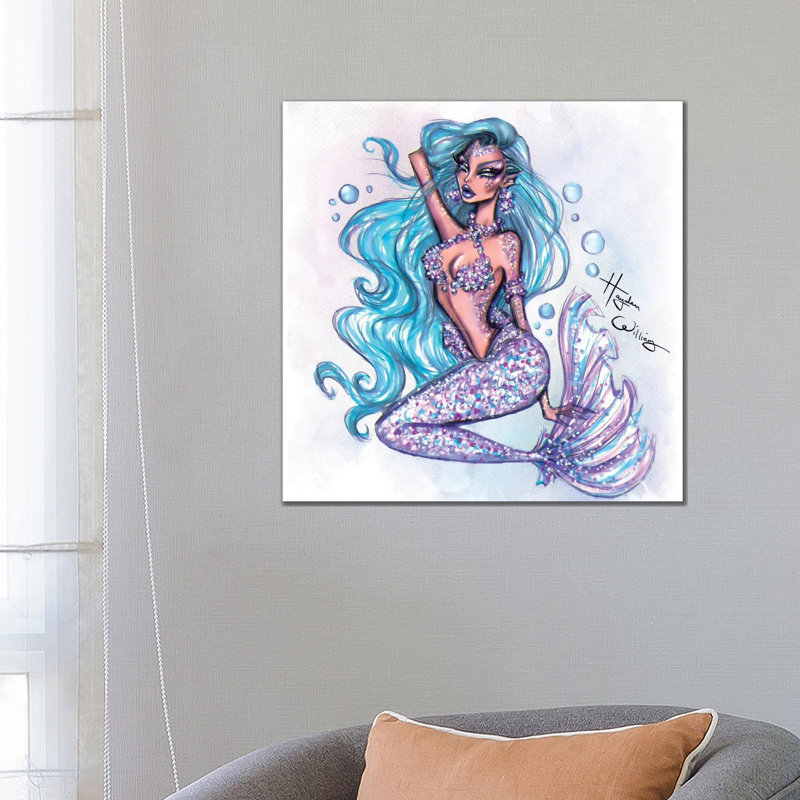 Sea Siren I by Hayden Williams - Wrapped Canvas Print, 66.04 cm H x 66.04 cm W x 3.175 cm D