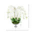Orchid Arrangement in Metal Pedestal Vase