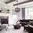 20" Farmhouse 3-Light Geometric Chandelier Dimmable