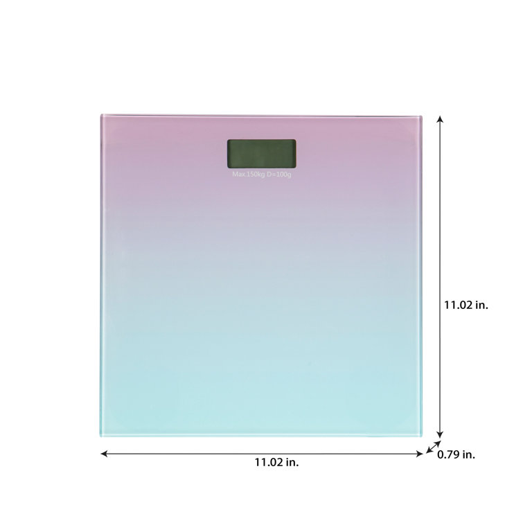 Bath Bliss Digital Glass Scale in Ombre