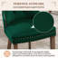 Gaye 49.5cm H Tufted Velvet Upholstered Parsons Chair-596859174-596859176