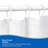 Plastic Rust Resistant Shower Curtain Hook