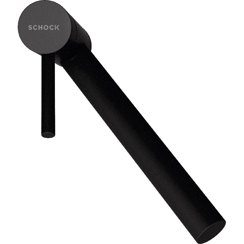 Schock Single Lever Monobloc Tap, Black