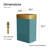 20'' Modern Small Bathroom Vanity with Sink & Soft Close Door, Gold 304 Metal Basin, Big Storage for Small Bathrooms, Powder Rooms, Apartments, Hotels-1930869322