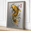 Golden Koi Rising Japandi - Wrapped Canvas-1592404895-1592404064