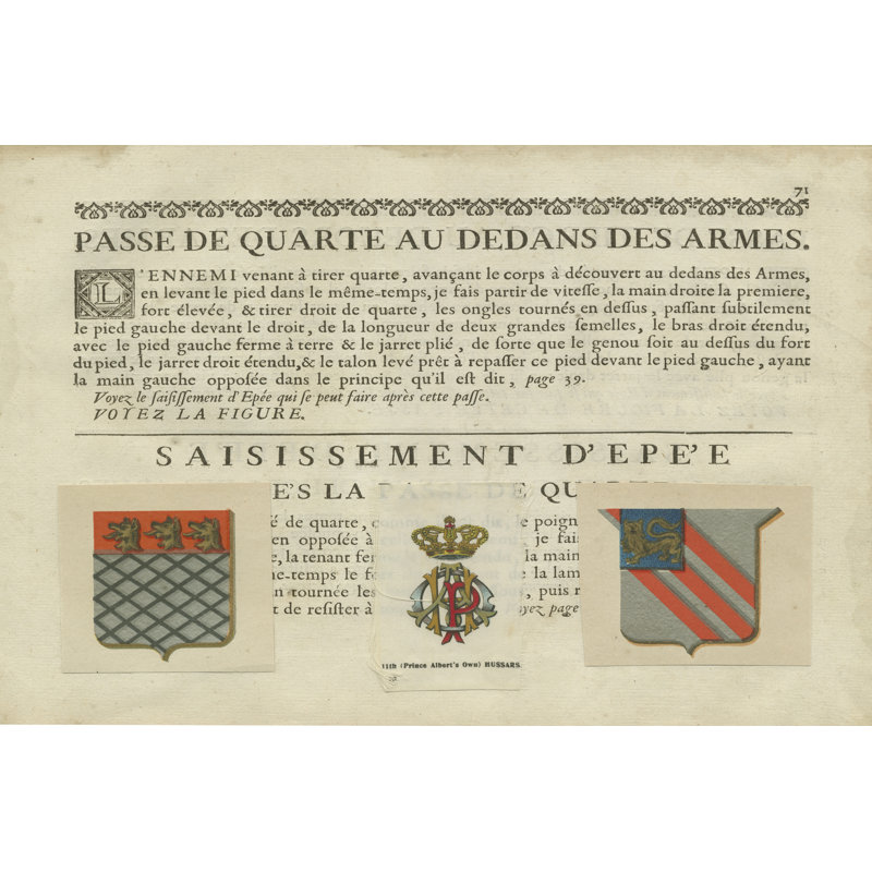 Vintage Armes & Crests V by Vision Studio - Wrapped Canvas Art Prints, 30cm H x 46cm W x 3.8cm D