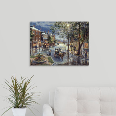 " Seaport Marketplace " by Jess Hager Painting Print