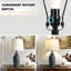 Lampe de table 24,5 po en céramique moderne avec abat-jour en tissu avoine, interrupteur à 2 voies, ampoule DEL 3000K incluse-1427200467