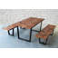 Solid Wood Top Dining Table