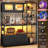  Akers 45.3" Baker's Rack With Power Outlet And Led Light, Farmhouse Coffee Bar Cabinet-810011022