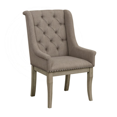 Ensemble de salle à manger classique de luxe 7 pièces avec chaises rembourrées