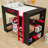 Full Wood Loft Bed with RGB LED Lights, Built-In Desk, and Storage-1991785151