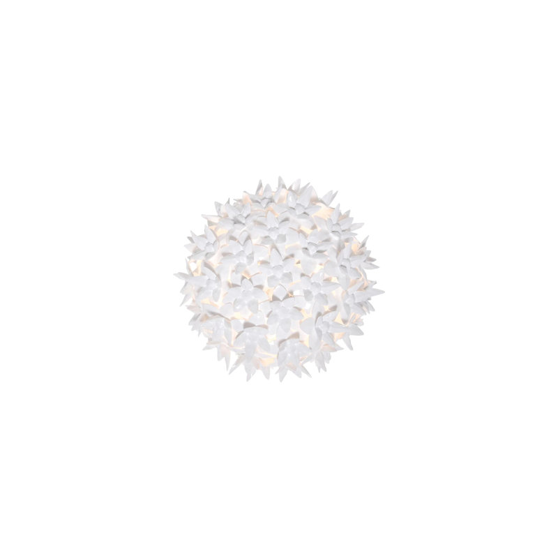 Bloom 3 - Light Flush Mounted Sconce, White