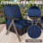 Polyethylene (PE) Wicker Outdoor Patio Sofa with Cushions-2050764428