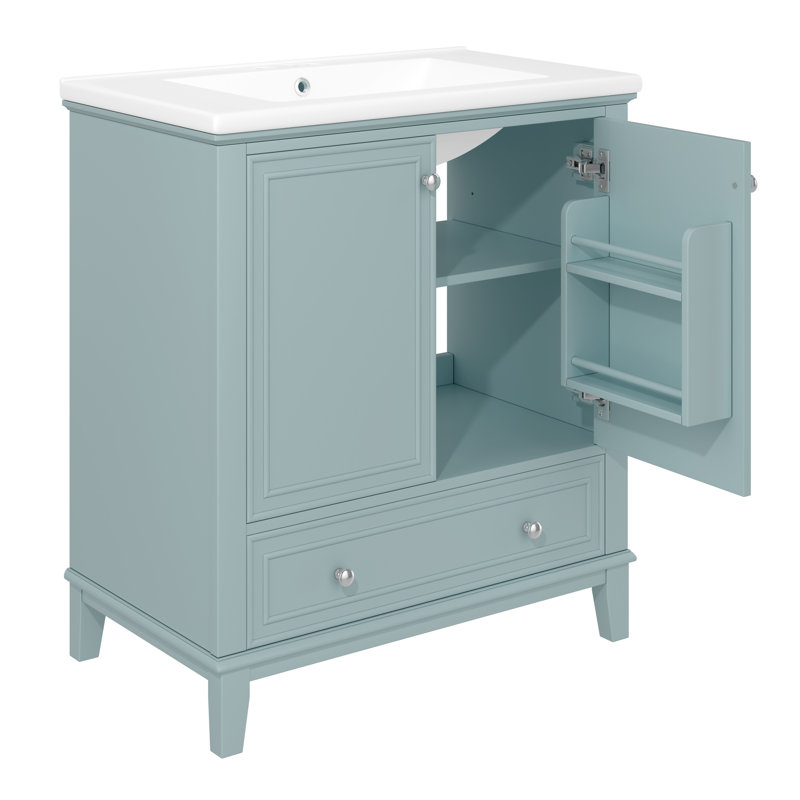 Meuble-lavabo 30 po avec lavabo, Green