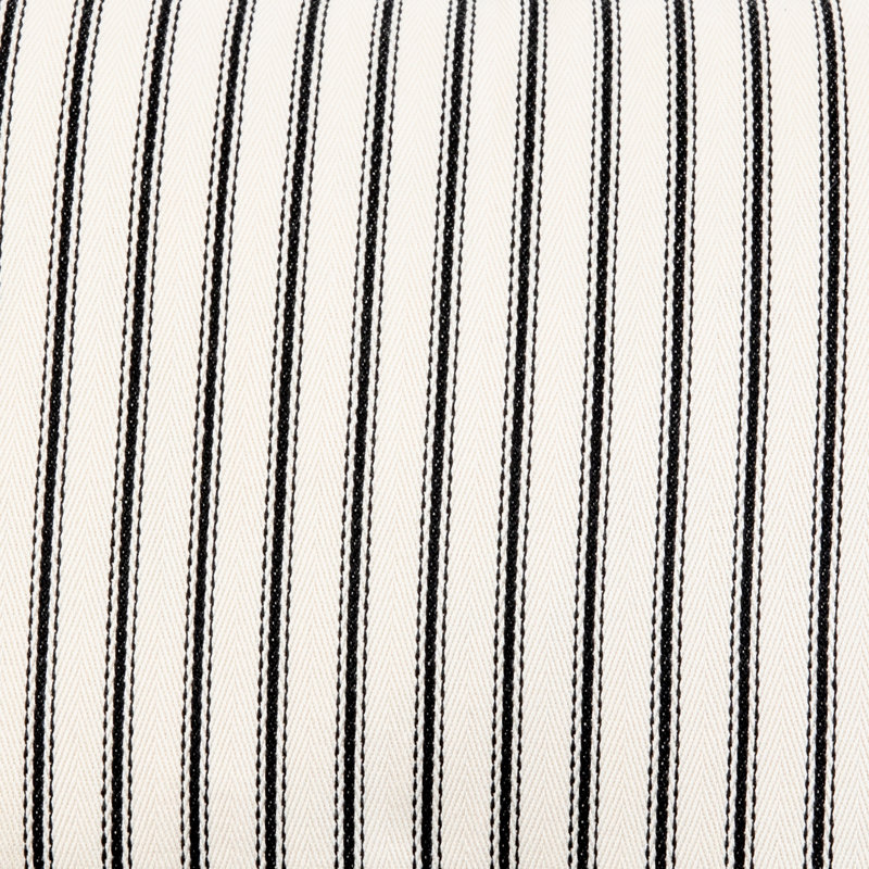 Coussin Ronan, Noir, 14 po x 36 po