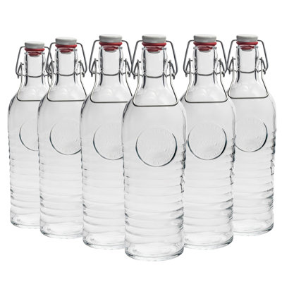 Officina 1825 Glass Swing Bottles - 1.2 Litre