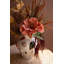 Vase en feuilles de céramique et champignons