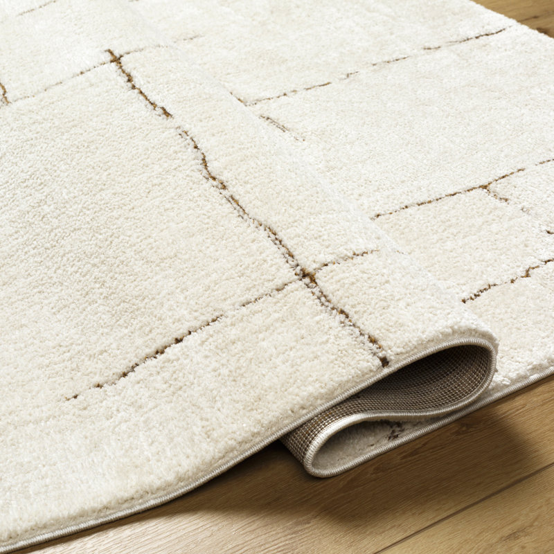 Ashmun Geometric Indoor Rug, Rectangle 6'7" x 9'