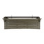 3-Piece Balcony Bar Set with Bottom Shelf Table and 2 Stools, Grey Finish
