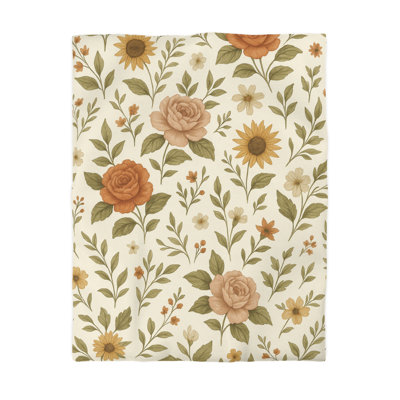 Microfiber Duvet Cover Boho Style, Design 61