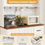 Garde-manger avec porte-gobelet et tablette ouverte