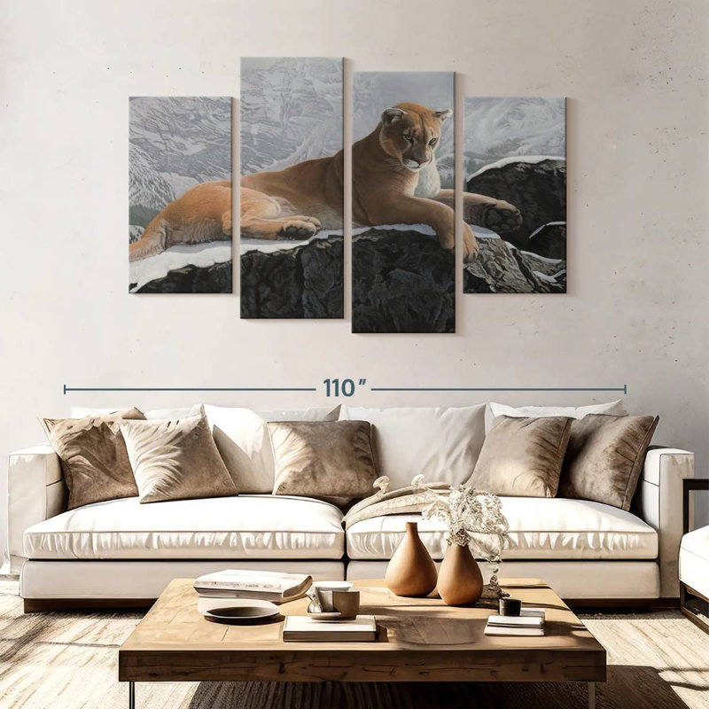 Brampt Alpine Hunter, 54" H x 84" W