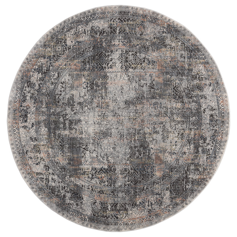 Beoll Oriental Indoor Rug, Round 7'10"