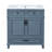 30" Blue Bathroom Vanity with Ceramic Sink, Solid Wood Frame, Soft Closing Doors, and Ample Storage for Modern Elegance-2048060650-2048060651