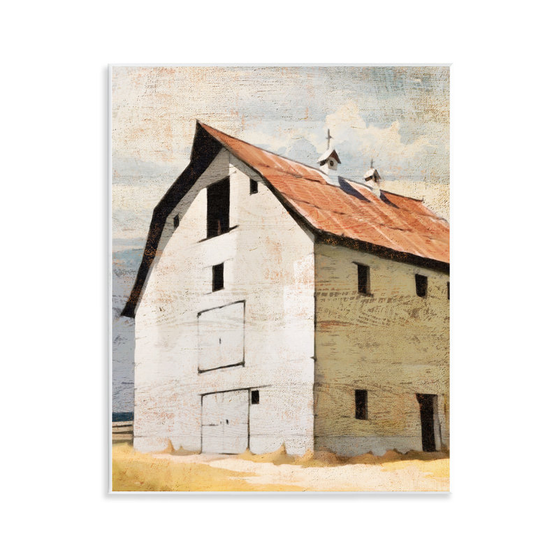 Rustic Big Barn Red Wall Plaque, design by Susan Jill