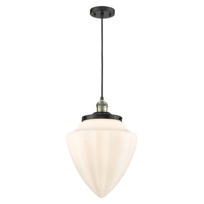 Luminaire suspendu simple à 1 lumière