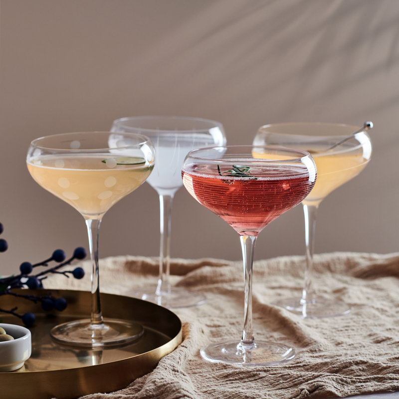 Cheers 15 oz. Coupe Cocktail Glasses
