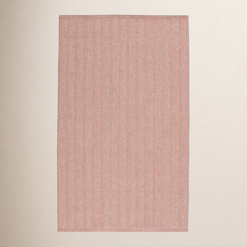 Dieterich Striped Indoor / Outdoor Rug, Rectangle 5' x 8'