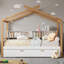 Lit gigogne simple en bois original-1249566898