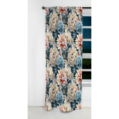 Haleigh - Damask Curtain - Blackout Damask Curtain - 1 Panels