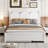 Queen Size Platform Bed With With 2 Big Drawers-1587718731
