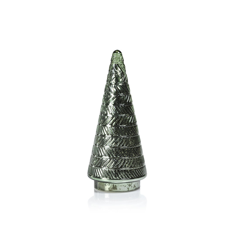Christmas Tabletop Tree, 13.75" H x 6" W x 6" D, Green