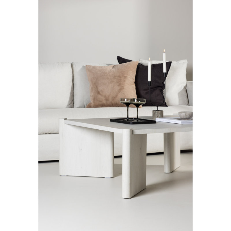 Beytullah Coffee Table, Whitewash