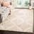 Bernon Hand Tufted Viscose/Wool Damask Rug in Ivory-47359977