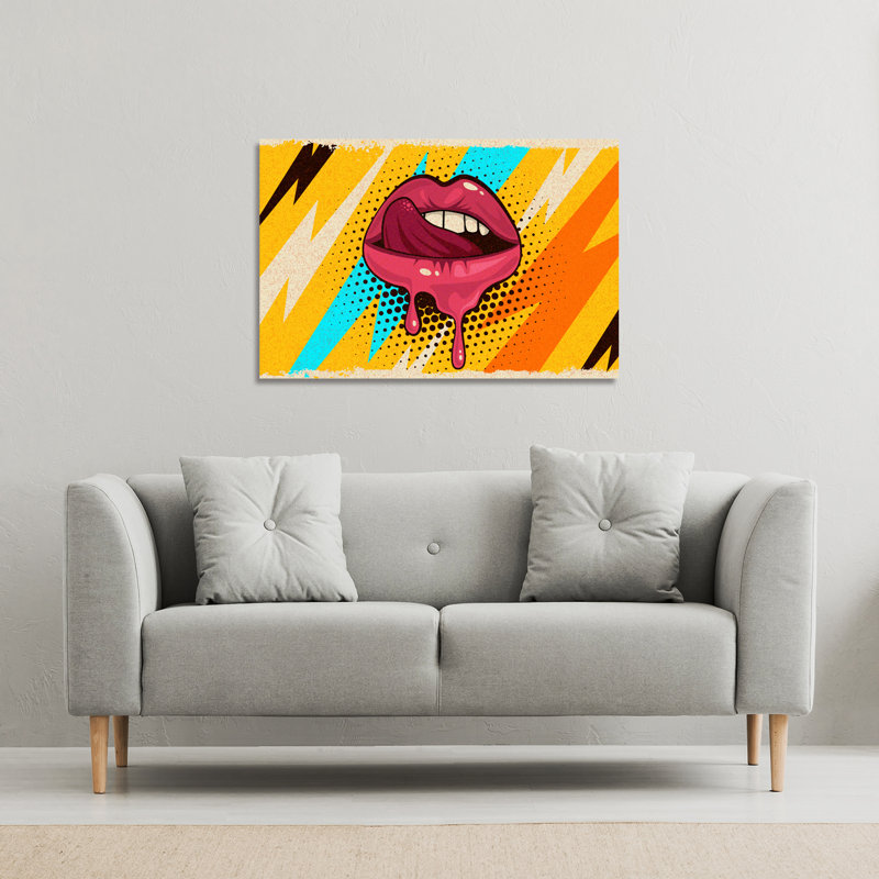 No Title by Andrew Lee - Wrapped Canvas Print