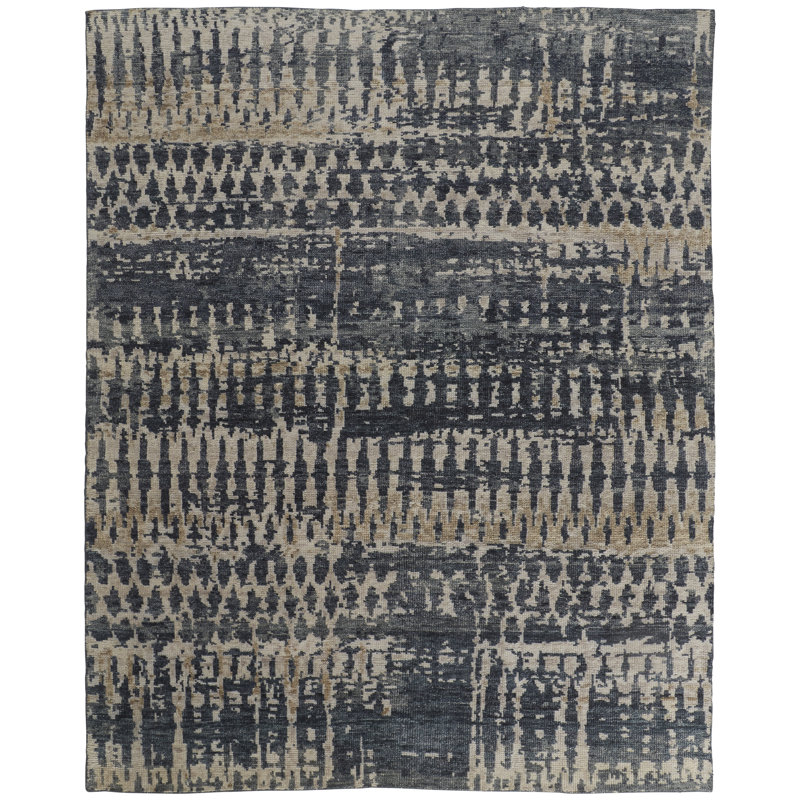 Palomar Wool Abstract Area Rug, Rectangle 2' x 3'