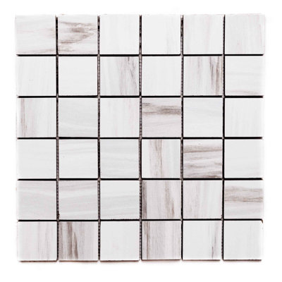 Soho 2" x 2" Porcelain Grid Mosaic Floor and Wall Tile