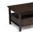 Warm Shaker 48"W Solid Wood Coffee Table with Two Storage Drawers and Open Shelf-1380707758