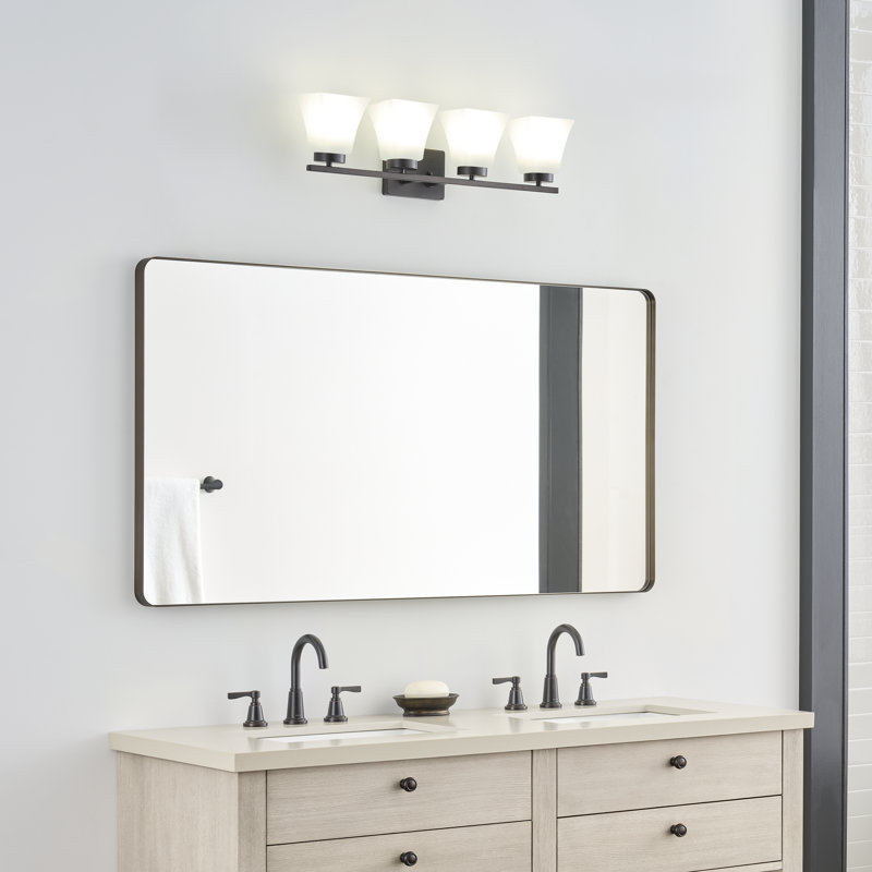 Bayfield 4 - Light Dimmable Vanity Light, No, Burnt Sienna
