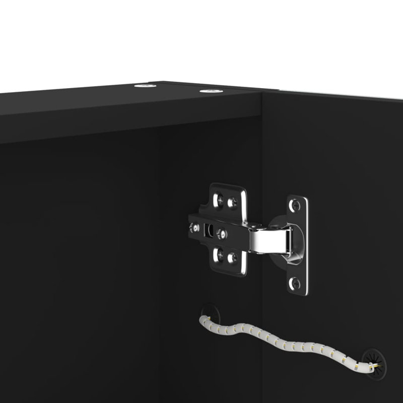 Kandiyohi 50mm W 70mm H Surface Framed Medicine Cabinet Mirror 3 Fixed