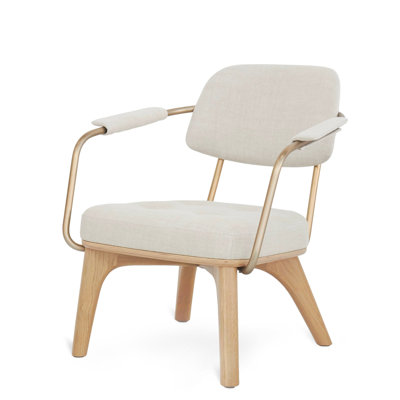 Utility Linen Lounge Chair