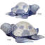 Figurine tortue de mer 2 pièces Harmony