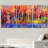 Abstract Forest " Colorful Autumn Trees. Semi Abstract Image Of Forest, Aspen Trees With Yellow " 3 - Pieces-95099269-56497733