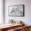 Impression sur toile Snow Leopard In Blizzard-102354474